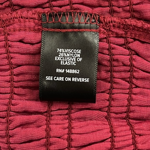 Torrid Red Velvet Smocked Top - Picture 14 of 14